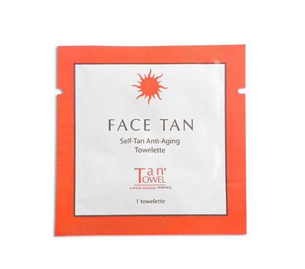 Tan Towel Face Tan Self-Tan Anti-Aging Towelette Tan Towel Face Tan Self-Tan Anti-Aging Towelette